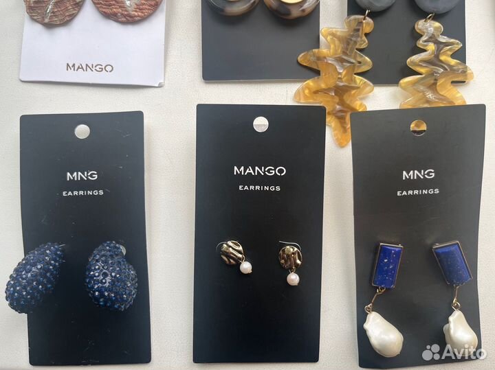 Серьги бижутерия Mango