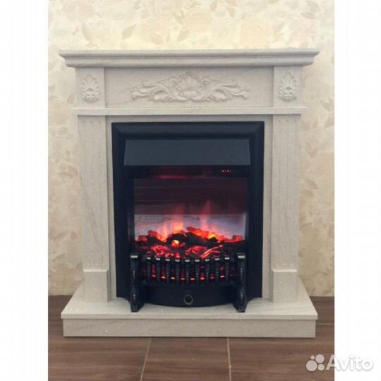 Электрокамин Fobos/Majestic с порталом Adelaida