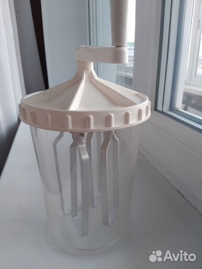 Новая сбивалка для крема СССР (ручной миксер)