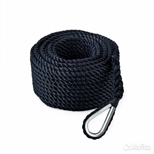 Трос (конец) якорный Skipper трёхпрядный, 8мм*50м