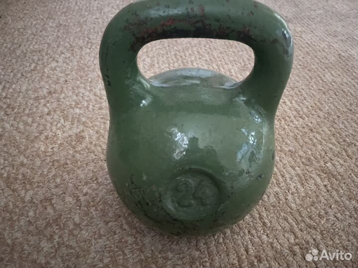 Гиря 24 кг СССР