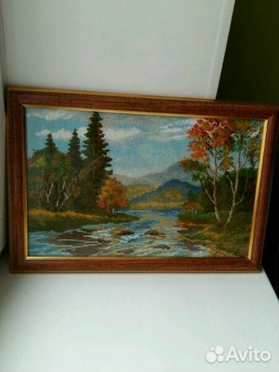 Картина вышитая крестом