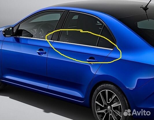 Молдинг двери Skoda Rapid
