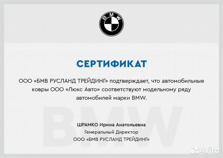 3D Коврики BMW X6 G06 Экокожа Салон Багажник