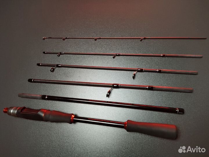 Компактный спиннинг travel 2.1м/10-30г с катушкой