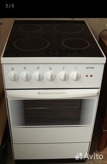 Плита электрическая стеклокерамика gorenje