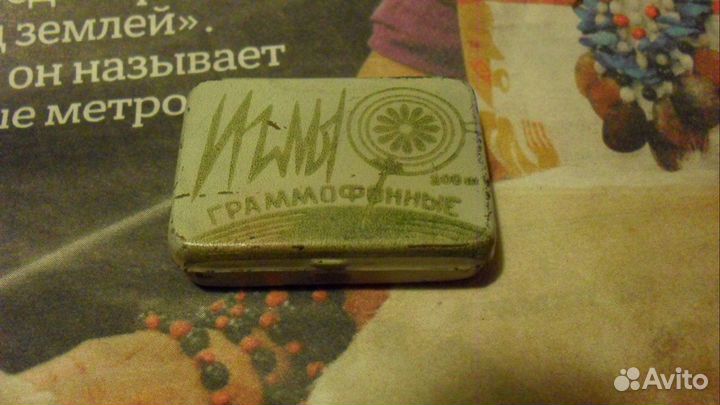 Иглы граммофонные (патефонные) коробочка