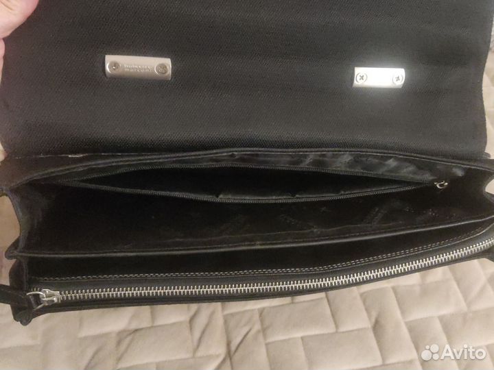 Мужской кожаный портфель бу