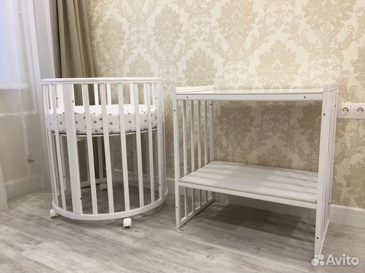 Детская кровать овальная Incanto 8в1