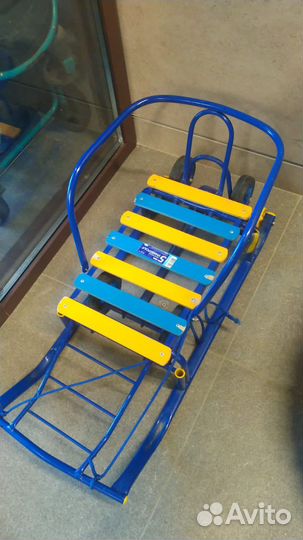 Детские санки на колесах