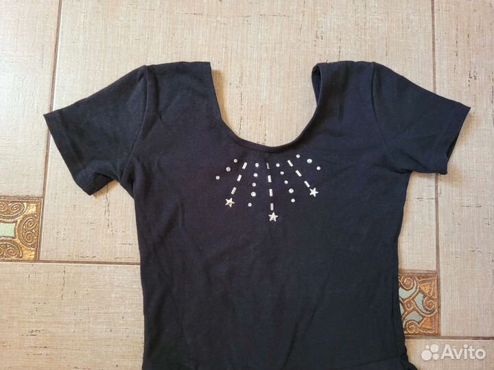 Трико, купальник для танцев и гимнастики, 128