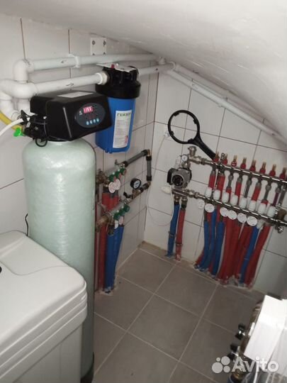 Водоочистка.Система водоочистки воды.Монтаж