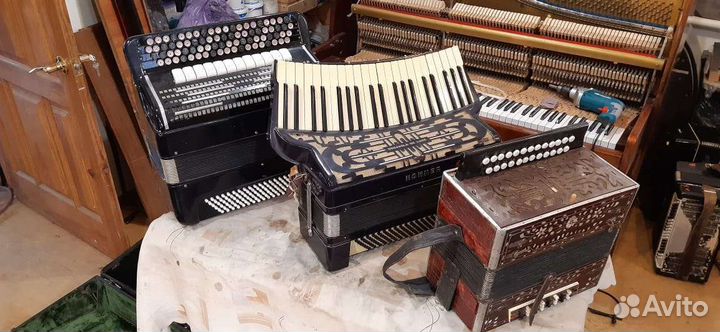 Ремонт баянов, аккордеонов, гармоней
