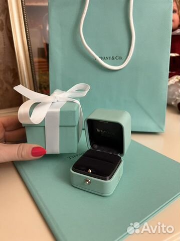 Коробка Tiffany для кольца пакет коробка оригинал
