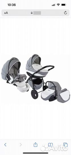 Коляска tutis zippy 2 в 1