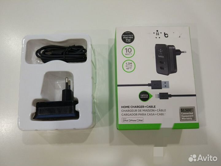 Зарядное устройство Belkin + micro usb 2.1A новое