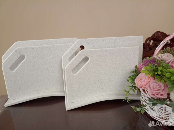 Доски разделочные каменные