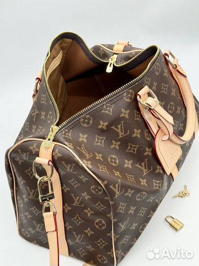 Дорожная сумка Louis Vuitton LV коричневая