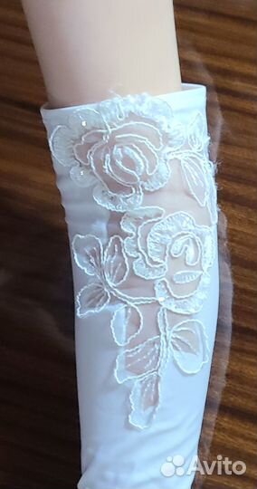 Перчатки свадебные