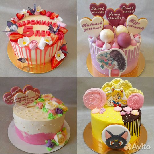 Торты, бенто торты, десерты на заказ