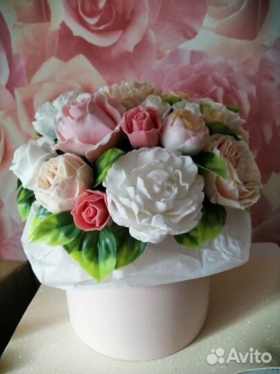 Цветы из мыла ручной работы