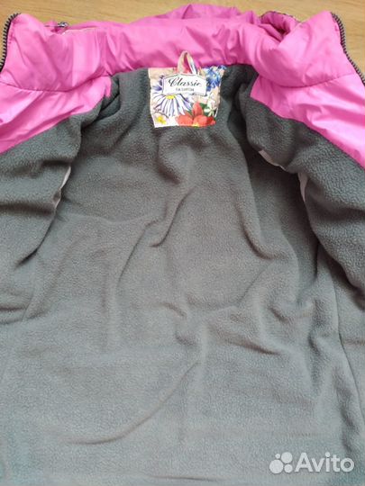 Куртка для девочки удлиненная