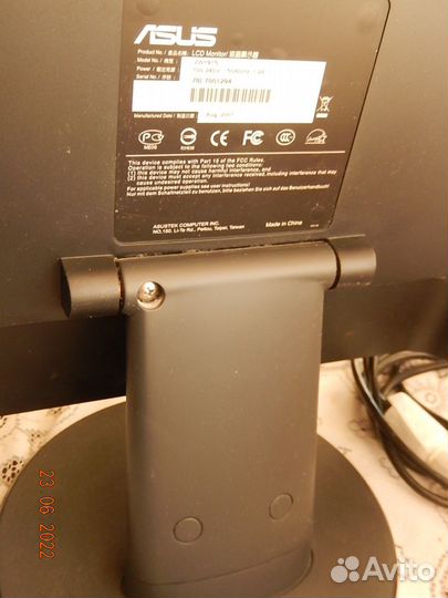 ЖК монитор asus VW191S б/у