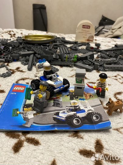 Lego city полицейский вертолет 7741