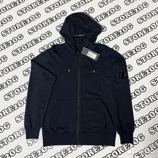 Зип-худи C.P. Company Goggle ZIP Hoodie Navy Blue