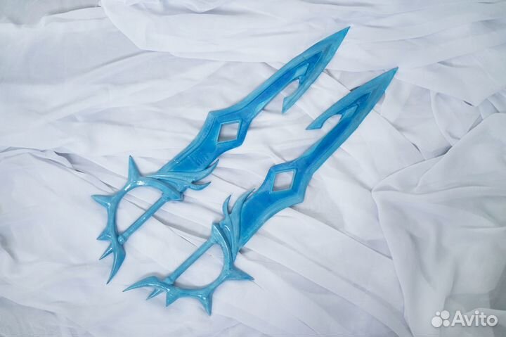 Клинки Тартальи из Genshin Impact, 3D-печать