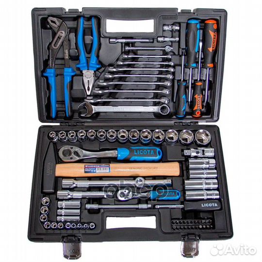 Набор инструмента 1/4 и 1/2 6гр. 81пр alk-8016f