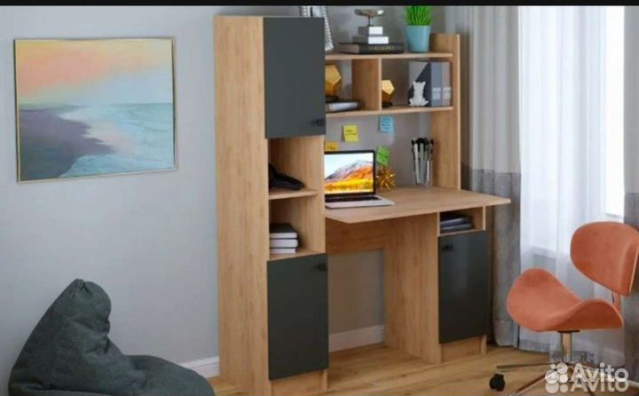 Компьютерный стол пкс-6, разные расцветки. Новый