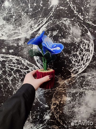 Искусственные Цветы в горшках