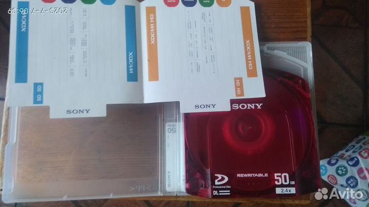 Проф. опт-ий диск Sony PFD50DLA, PFD23A Rewritable