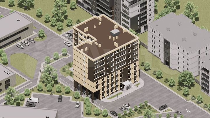 2-к. квартира, 68 м², 7/8 эт.