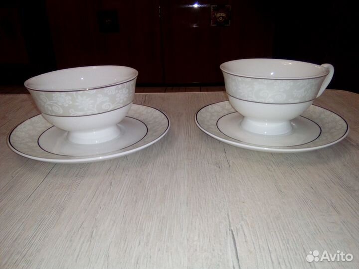 Набор чайных пар (2 чашки и 2 блюдца в наборе)