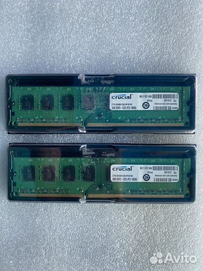 Оперативная память crucial ddr3 8 gb