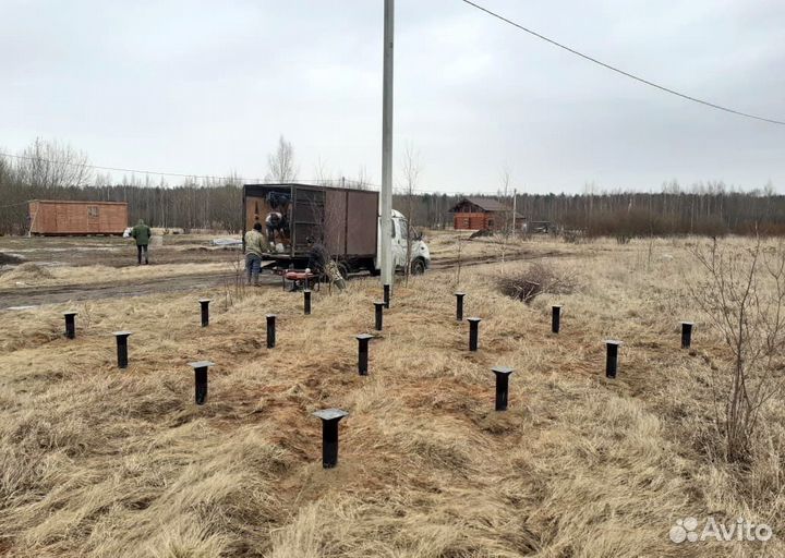 Фундамент под ключ. Винтовые сваи от производителя