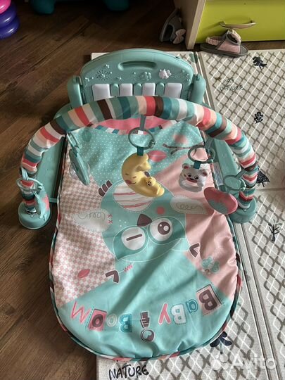 Развивающий коврик babygo с пианино