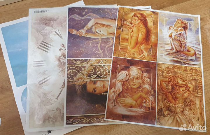 Заготовки для декупажа. Цена за всё, что на фото