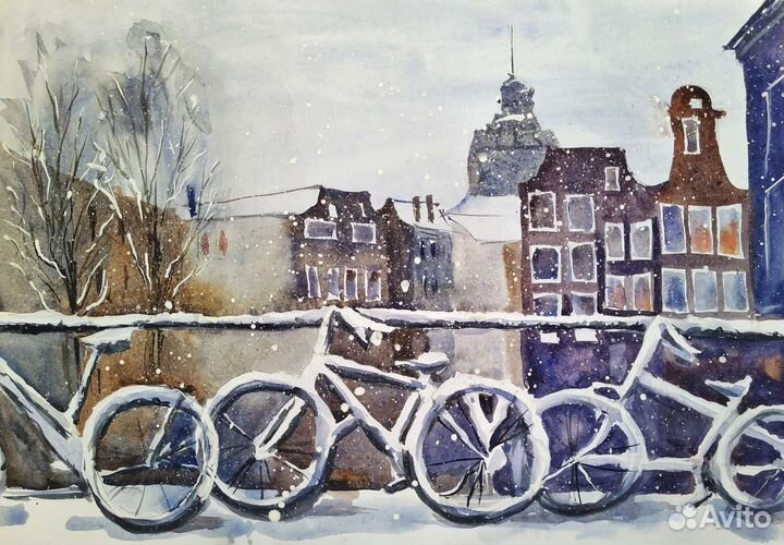 Акварельная картина 