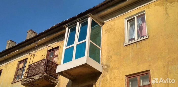 Балкон пластиковый французский