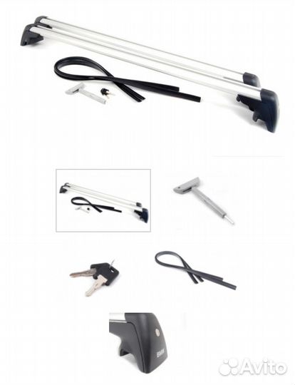 Багажник на рейлинги BMW X5 E70