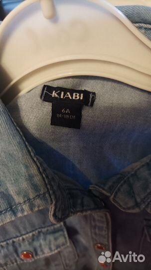 Джинсовая рубашка для девочки