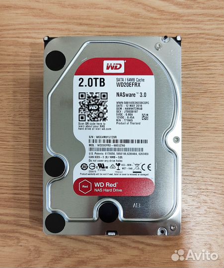 Жёсткие диски Western Digital Red и Green (1-2 тб)