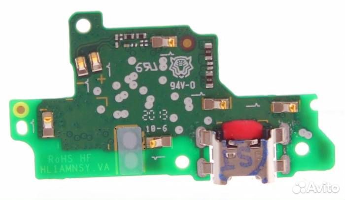 Шлейф Honor 8S/Y5 2019 (плата) + разъем зарядки
