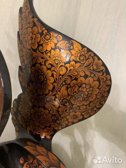 Хохлома часы