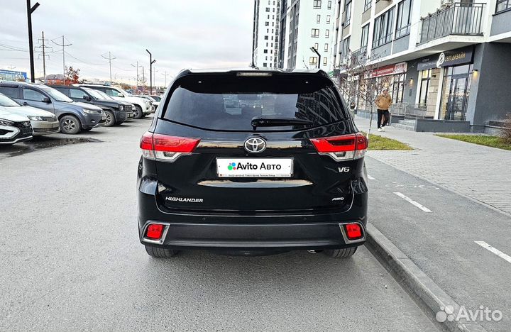 Toyota Highlander 3.5 AT, 2019, 92 000 км