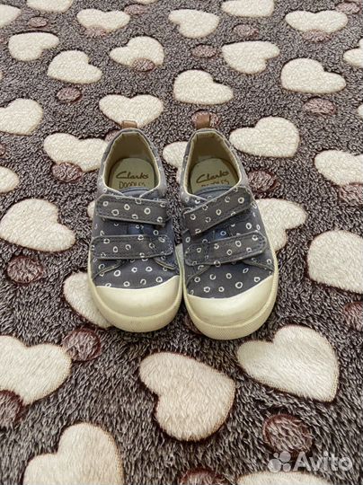 Кеды для девочки 22 размер Clarks