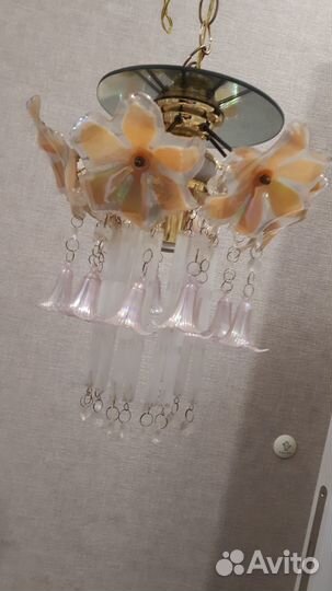 Светильник люстра для одной лампочки